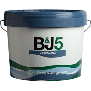 B&J 5 v�gmaling til v�relser og lofter i mat glans 5