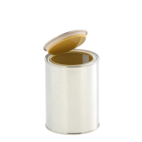 Metall�g 84 mm. indvendig lakeret til 500 ml. metald�se 84/112