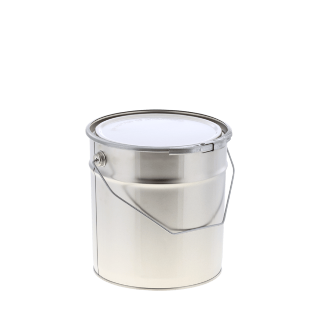 5 liter metalspand 195/208 UN godkendt m/lg og spndebnd og sikringssplint