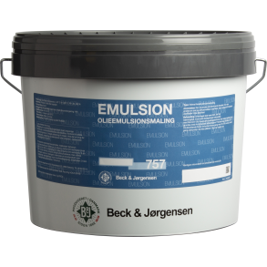 B&J 757 Emulsion allround mur- og facademaling mat glans 3 (2,7 liter, hvid)