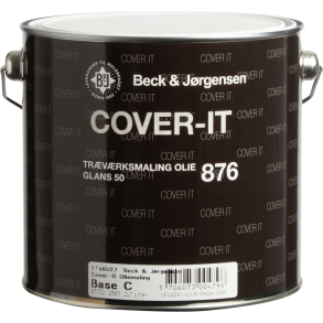 B&J 876 Cover-It tr�v�rksmaling oliemaling i halvblank glans 50.