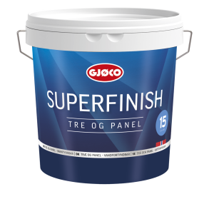Gj�co Superfinish 15 tr� og panel (0,68 liter, Hvid, Silkemat)