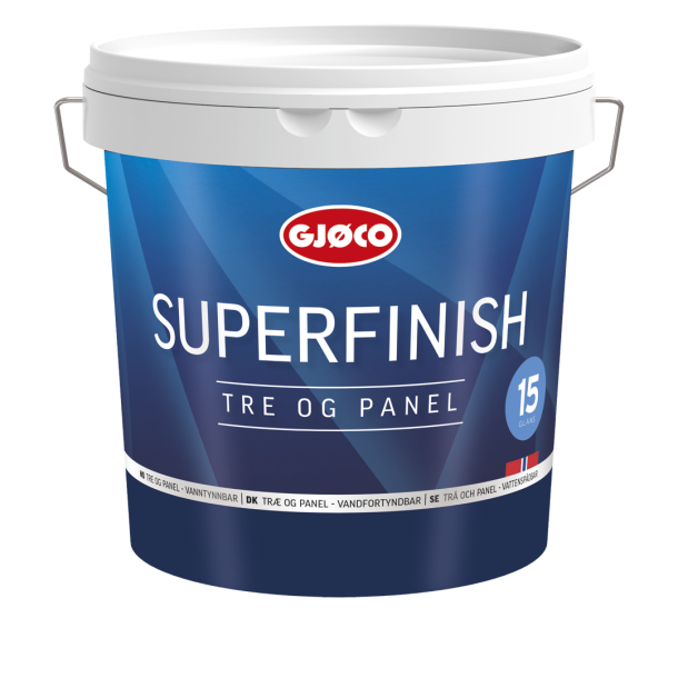 Gj�co Superfinish 15 tr� og panel (0,68 liter, Hvid, Silkemat)