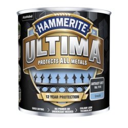 Hammerite Ultima Preminum metalmaling m/glat effekt (250 ml. Guld)