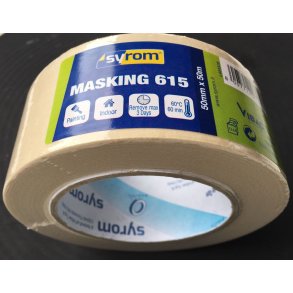 Malertape Syrom masking 615  (50 mm.x50 m.)