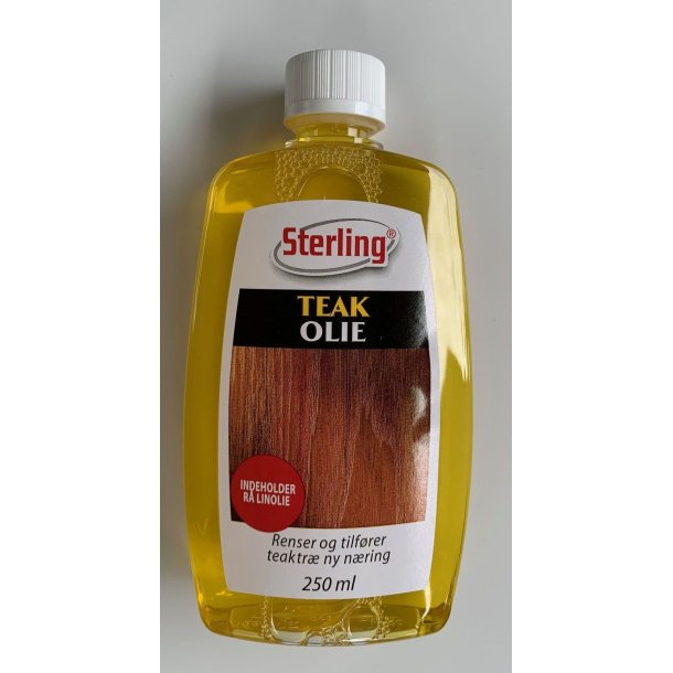 Sterling teakolie indendrs 250 ml.