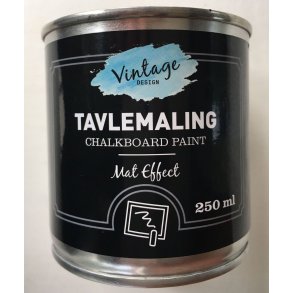 Tavlemaling Mat Effekt (sort, 250 ml.)