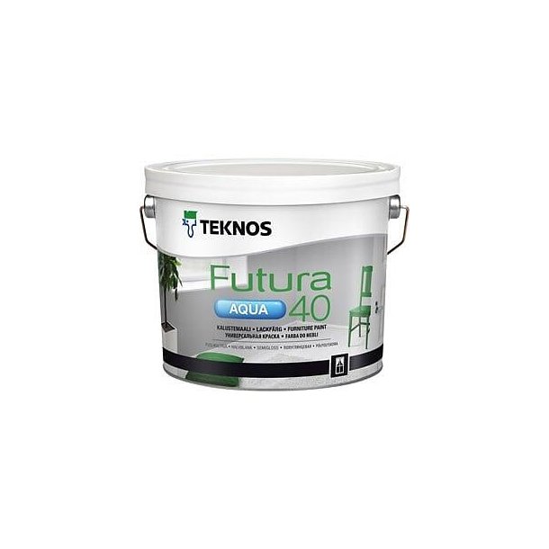 TEKNOS FUTURA AQUA 40 (3 liter, hvid NCS S 0500-N).