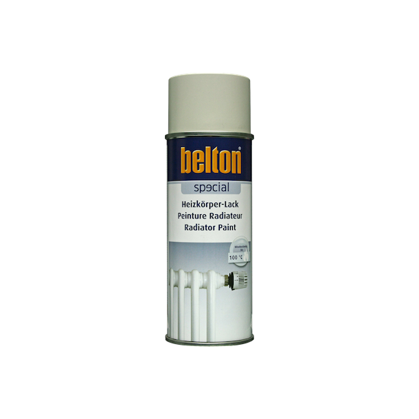 Belton radiatorspray 400 ml. Grhvid RAL9002