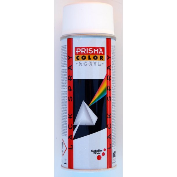 Prisma Color Lakspray akryl MAT Hvid RAL9010