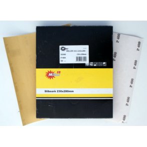 Miller slibeark 230x280 mm. (Korn 400) pr. ark