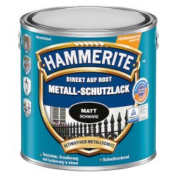 Hammerite Metallak Mat Effekt (250 ml. Sort)