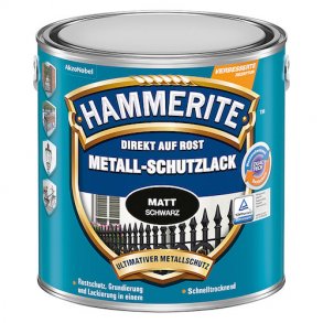 Hammerite Metallak Mat Effekt (250 ml. Sort)