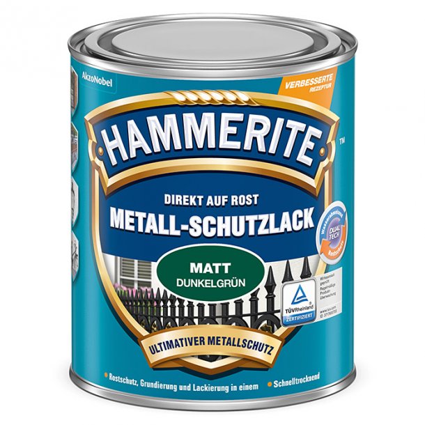 Hammerite Metallak Mat Effekt (Mrkegrn)