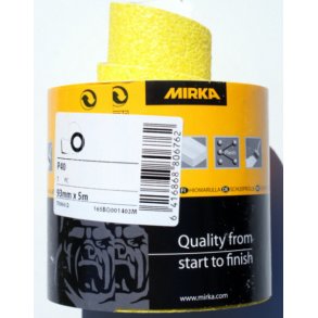Mirka sliberuller Miro korn P40 (93 mm x 5 m.)