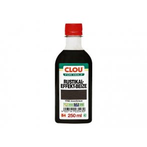Clou B4 Rustikal Effektbejdse (Moor Brun, 250 ml.)