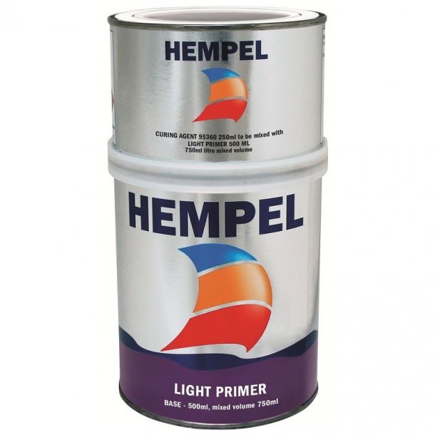 Hempel Light Primer 45551 (500 ml. Primer Off White 11630, mat + 250 ml. hrder)