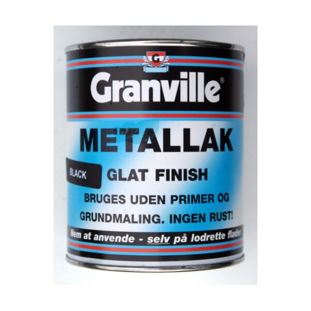 Granville Metallak Glat Effekt Glans 95 (750 ml. Sort).