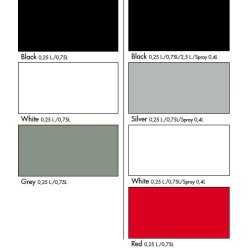 Granville Metallak Glat Effekt Glans 95 (750 ml. Sort).