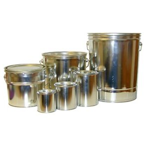 3,5 liter metalspand m/lg og spndebnd (3,5 liter, blank)