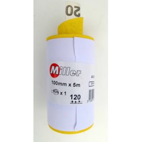 Miller sliberulle 100 mm.x 5 m. (K120)