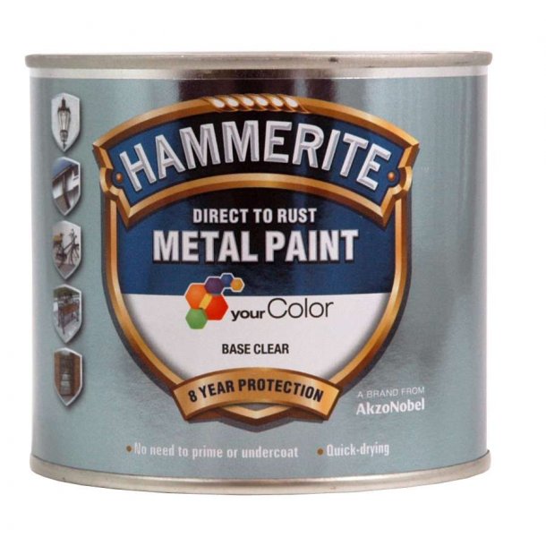Hammerite Base Your Color - Glat Effekt helblank glans 95 (470 ml.)