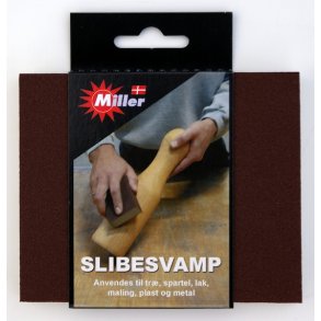 Miller slibesvamp K220 (120x98x13 mm.)