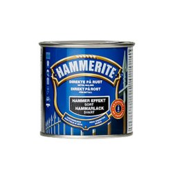 Hammerite Metallak Hammerslag Effekt (Sort)