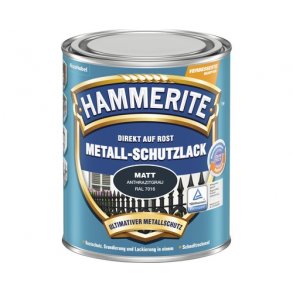 Hammerite Metallak Mat Effekt (250 ml. Antracitgr RAL 7016)