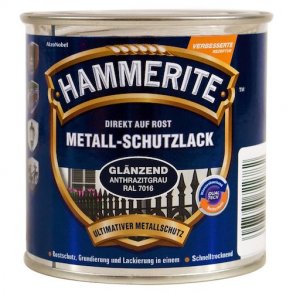 Hammerite Metallak Glat Effekt (750 ml. Antracitgr RAL 7016)