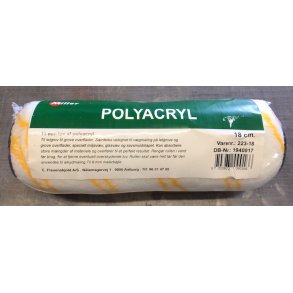 Miller malerulle Refill Acryl 18 cm. stik 8 mm.