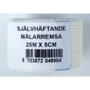 Malerremse Glasfiberbnd Armeringstape 5 cm.x25 m.