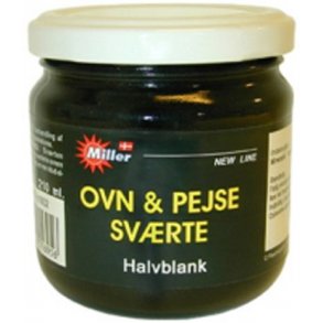 Miller Ovn & Pejsesv�rte sort 210 ml.