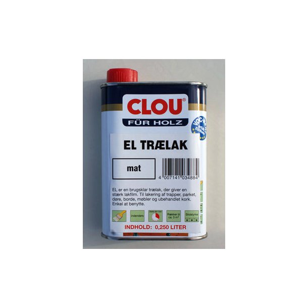 Clou trlak EL mat alkyd 250 ml.