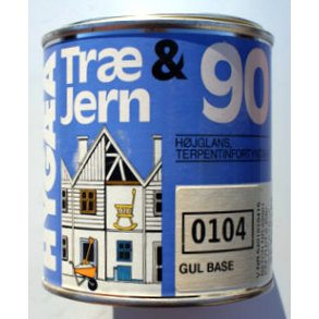 Hyga tr & jern glans 90 (0,5 liter, gul)