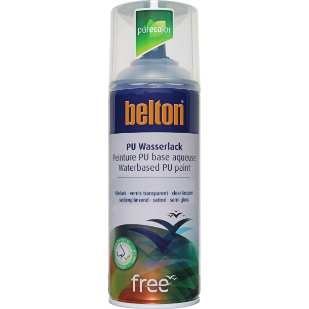 Belton Free Akryl (400 ml. Sort RAL 9005 - Mat)