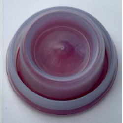 Blikflaske rund m/blglukning kapsel 1 liter 