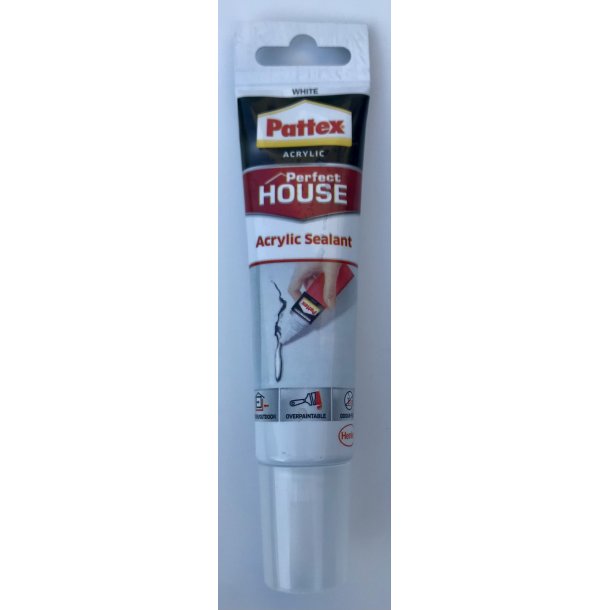 Pattex Perfect House akryl fugemasse hvid 50 ml. i tube
