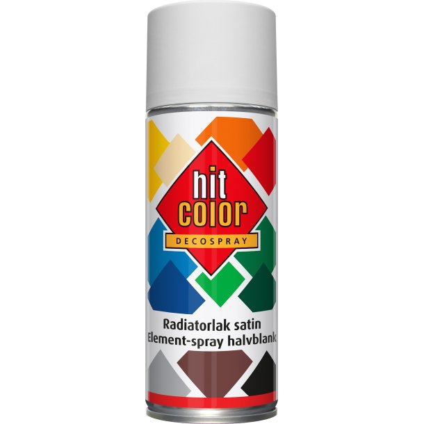 Hit-Color Belton radiatorspray 400 ml. Hvid.