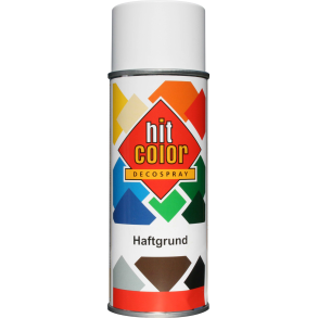 Hit-Color grunder/hftegrunder spraymaling (Mat hvid, 400 ml.)