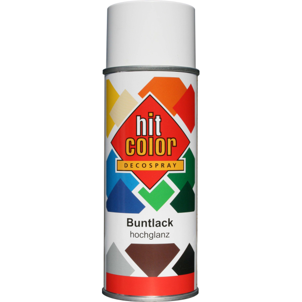 Hit-Color spraymaling 400 ml. (Blank, renhvid RAL 9010)