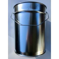 10 liter metalspand m/lg og spndebnd UN godkendt (10 liter, blank)