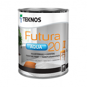 TEKNOS FUTURA AQUA 20 (2,7 liter, hvid base 1).